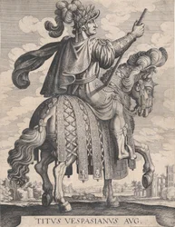 Plate 10: Keiser Titus til hest, fra 