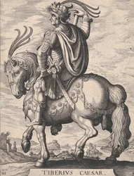 Plate 3: Keiser Tiberius til hest, fra 