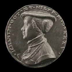 Magdalena Rummel, hustru til Lorenz Staiber 1509 [revers], 1535.
