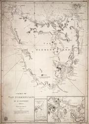 Kart over Van Diemens Land, ark VI