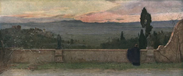 Val DArno: Kveld, c1901, c1930.