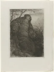 Kvinne under et tre Lady of Shalott