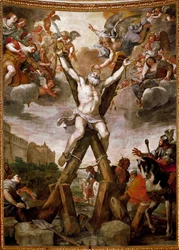 Korsfestelsen av St Andrew (fresco