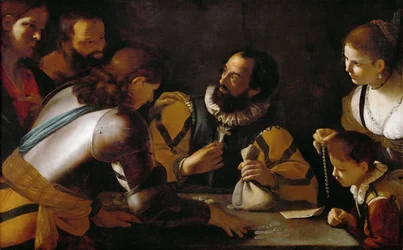 La vocation de Saint Matthieu - The Vocation of Saint Matthieu - Mattia Preti (1613-1699). Olje på lerret, ca. 1635. Dimensjon : 104x164 cm. Kunsthistorisk museum, Vienne