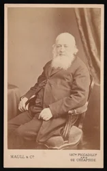 Portrett av John Gould 1804-1881, før 1875.