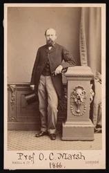 Portrett av Othniel Charles Marsh 1831-1879, 1866.