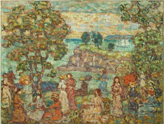 Landskap (strandscene)