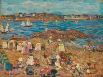 Studie av Malo: The Border of the Sea, ca. 1907