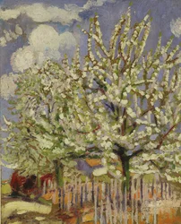 Blossoming Trees, 1908 (panel)
