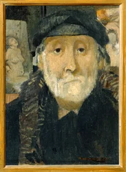 Portrett av maleren Degas (maleri på lerret)