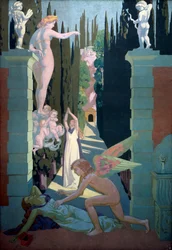 The Story of Psyche Panel fire. Venus hevn, 1908.