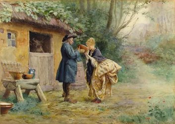 Drikken av melk, 1882.