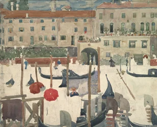 The Quai, Venezia (recto); Venetia Marina (verso)