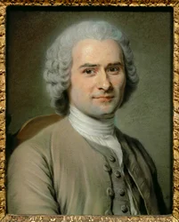 Jean Jacques Rousseau, filosof (pastell på papir)