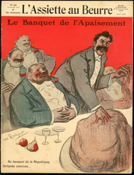 Omslag til «L’Assiette au Beurre», nummer 498, Satirical in Colors