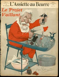 Omslag til «L’Assiette au Beurre», nummer 507, Satirical in Colors