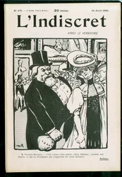 Cover av ""L'Indiscret"", Satirical in B & W
