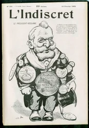 Cover av ""L'Indiscret"", Satirical in B & W