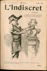Cover av ""L'Indiscret"", Satirical in B & W