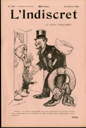 Cover av ""L'Indiscret"", Satirical in B & W
