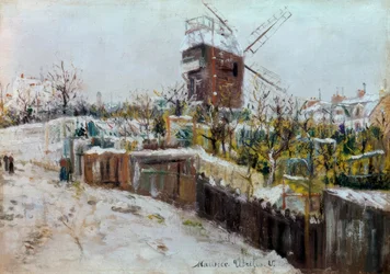 Moulin de la Galette i snøen
