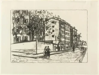 Orchampt Street, plate 12 fra album med originale litografier