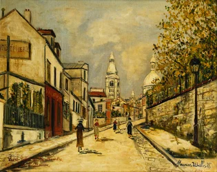 Rue de l#39;Abreuvoir i Montmartre
