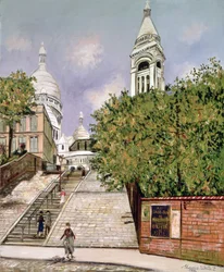 Trappene til Sacré-Cœur, Montmartre