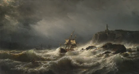 Skipsvrak på øya Jersey, 1862