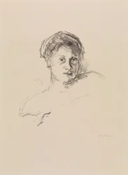 Portrett av Minna Beckmann-Tube