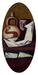 Stilleben med meksikansk figur