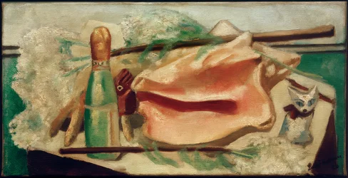 Stilleben med rosa skjell
