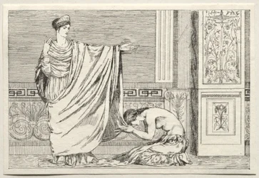 Cupid og Psyche: Psyche og Juno, 1880.