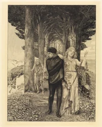 Genie (kunstner) (Om døden, andre del, opus XI, ark 3)