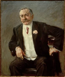 Portrett av industrirådmannen Friedrich Carl Duisberg, sittende