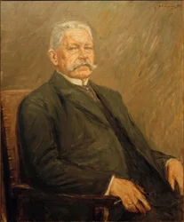 Portrett av rikspresidenten Paul von Hindenburg