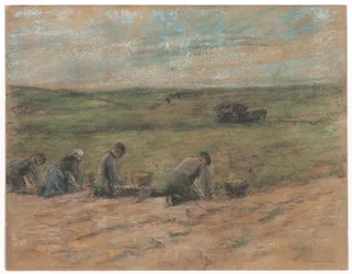 Potetgravere nær Zandvoort, 1894