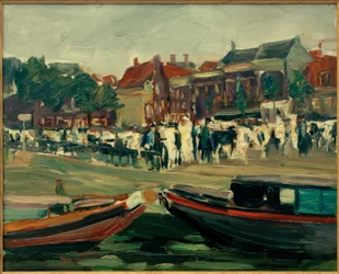 M.Liebermann, Rindermarkt i Leyden