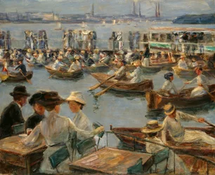 På Alster i Hamburg, 1910