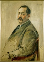 Portrett av maleren Lovis Corinth (maleri på lerret)