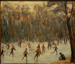 Skøyteløpere i Tiergarten
