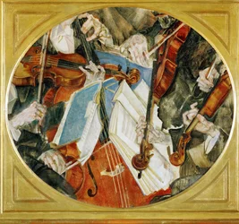 The Klingler Quartet (maleri på lerret)
