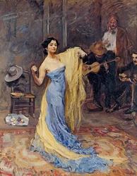 Portrett av danserinnen Marietta di Rigardo, 1904