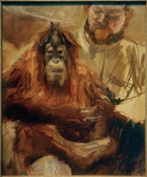 Orangutangseileren og keeperen hans
