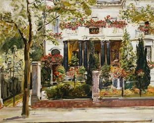 Forhagen til Steinbart-villaen i Berlin; Forhagen til Steinbarts villa i Berlin, 1911
