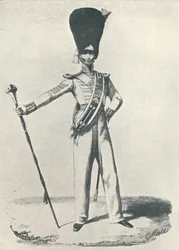 17. regiment, trommemajor 1830, 1830 1909