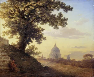 Torquato Tassos-eiken i Roma, 1848