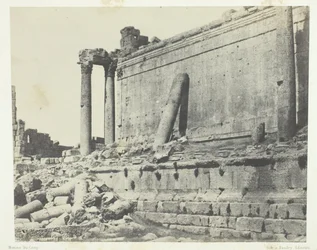Baalbeck Heliopolis, Temple Of Jupiter, Eastern Facade, Syria, 184951, trykt 1852.