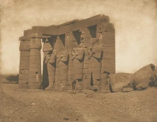 Colossi of the Ramesseum, 1850.