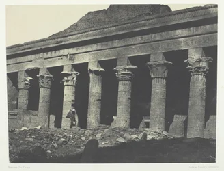 Great Temple of Isis ved Philoe, Oriental Gallery, Nubia, 184951, trykt 1852.